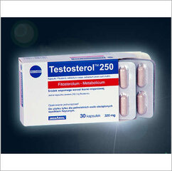 Maisto papildas Testosterol 250, 30 kaps. kaina ir informacija | Testosterono skatintojai | pigu.lt