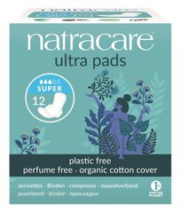 Higieniniai paketai su sparneliais Natracare Ultra Super 12 vnt. kaina ir informacija | Tamponai, higieniniai paketai, įklotai | pigu.lt