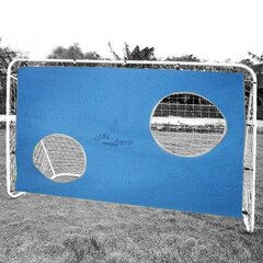 Futbolo vartai su treniruočių siena, 180x60x121 cm kaina ir informacija | Futbolo vartai ir tinklai | pigu.lt