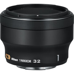 Nikon 1 Nikkor 32mm f/1.2, Juoda kaina ir informacija | Objektyvai | pigu.lt