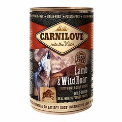 Carnilove konservai Wild Meat Lamb &amp; Wild Boar, 400 g kaina ir informacija | Konservai šunims | pigu.lt
