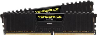 Corsair Vengeance LPX DDR4, 16GB(2x8GB), 2133MHz, CL13, Black (CMK16GX4M2A2133C13) kaina ir informacija | Operatyvioji atmintis (RAM) | pigu.lt