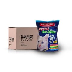 Cat Litter Long Feng 3,8 л, без запаха, 8 шт цена и информация | Наполнители для кошачьих туалетов | pigu.lt