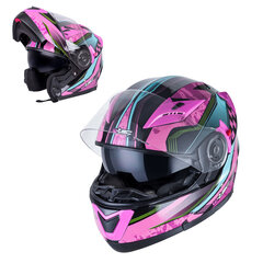Мотоциклетный шлем W-TEC YM-925 Magenta цена и информация | Шлемы для мотоциклистов | pigu.lt