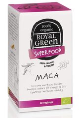 Maisto papildas Maca 500 mg Royal Green Bio, 60 kapsulių kaina ir informacija | Vitaminai, maisto papildai, preparatai gerai savijautai | pigu.lt
