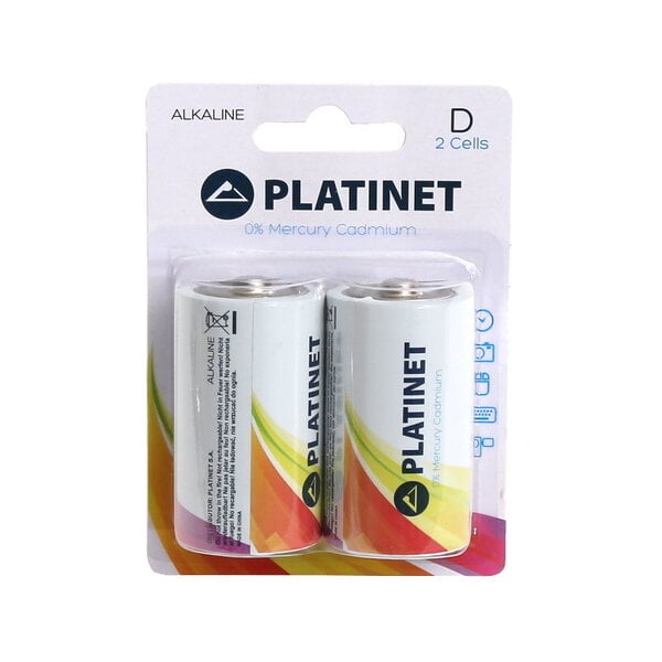 Elementai Platinet Alkaline Pro LR20, 2 vnt.