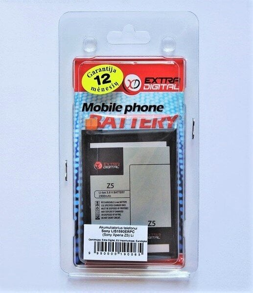Baterija Sony Xperia Z5 (LIS1593ERPC) kaina ir informacija | Akumuliatoriai telefonams | pigu.lt