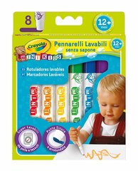 Flomasteriai Crayola, 8 spalvų kaina ir informacija | Flomasteriai Crayola, 8 spalvų | pigu.lt