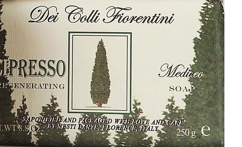 Natūralus muilas Nesti Dante Dei Colli Fiorentini Cipresso Regenerating 250 g kaina ir informacija | Muilai | pigu.lt