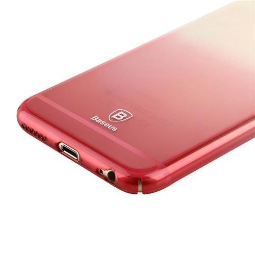 Dėklas Telefonui Baseus Glaze Case Impact Silicone Case For Apple Iphone 6 6s Plus Transparent Pink Iphone 6s Kaina Pigu Lt