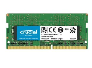 Crucial DDR4 SODIMM 8GB 2666MHZ CL19 (CT8G4SFS8266) kaina ir informacija | Operatyvioji atmintis (RAM) | pigu.lt