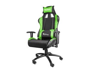 Игровое кресло Genesis Nitro 550, черное/зеленое  цена и информация | Офисные кресла | pigu.lt