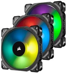 Corsair ML Pro RGB 120 Three Pack (CO-9050076-WW) kaina ir informacija | Kompiuterių ventiliatoriai | pigu.lt
