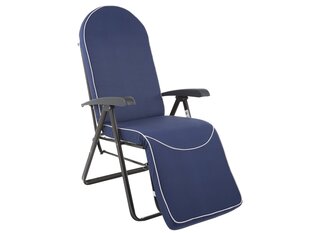 Kėdė Patio Modena Oval Plus, mėlyna/juoda kaina ir informacija | Gultai | pigu.lt