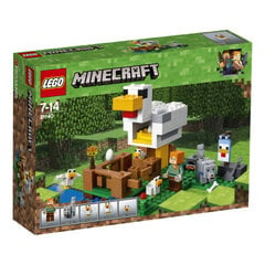 21140 LEGO® Minecraft Vištidė kaina ir informacija | Konstruktoriai ir kaladėlės | pigu.lt