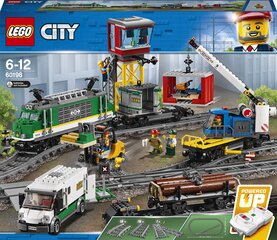 60198 LEGO® City Krovininis traukinys kaina ir informacija | Konstruktoriai ir kaladėlės | pigu.lt