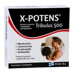 Maisto papildas X-Potens Tribulus, 60 tablečių kaina ir informacija | Vitaminai, maisto papildai, preparatai gerai savijautai | pigu.lt