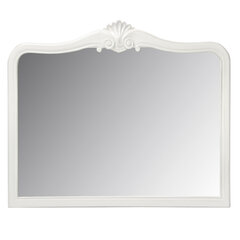 Зеркало ELIZABETH 108x5,5xH90см, деревянная рама, цвет: антично белый цена и информация | Зеркала | pigu.lt