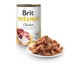 BRIT CARE konservai Pate&amp;meat su vištiena, 400 g kaina ir informacija | Konservai šunims | pigu.lt