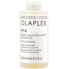Plaukų šampūnas Olaplex No 4. Bond Maintenance 250 ml kaina ir informacija | Šampūnai | pigu.lt