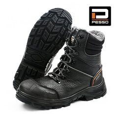 Утепленные рабочие ботинки из натуральной грубой кожи Pesso POLARIS S3 Kevlar цена и информация | Рабочая обувь | pigu.lt