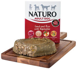 Naturo Adult konservai suaugusiems šunims su ėriena, ryžiais ir daržovėmis, 400 g kaina ir informacija | Konservai šunims | pigu.lt