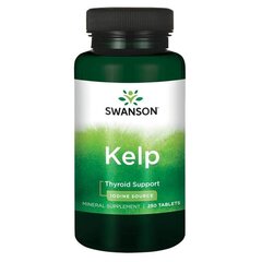 Maisto papildas Swanson Kelp, 250 tab kaina ir informacija | Vitaminai, maisto papildai, preparatai imunitetui | pigu.lt