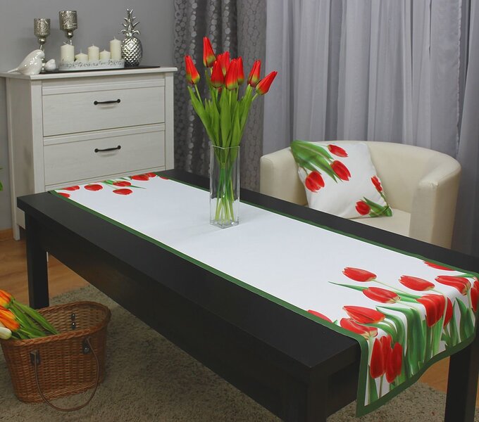 Servetėlė Tulpės, 40 x 40 cm kaina ir informacija | Staltiesės, servetėlės | pigu.lt