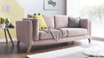 Trivietė sofa BoboChic Seattle, rožinė kaina ir informacija | Sofos | pigu.lt