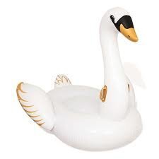 Pripučiamas plaustas Bestway Luxury Swan, 169x169 cm kaina