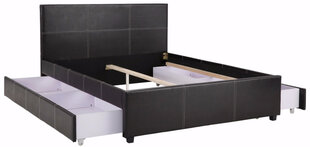 Patalynės dėžė lovai Margit, ruda kaina ir informacija | Stalčiai, patalynės dėžės | pigu.lt