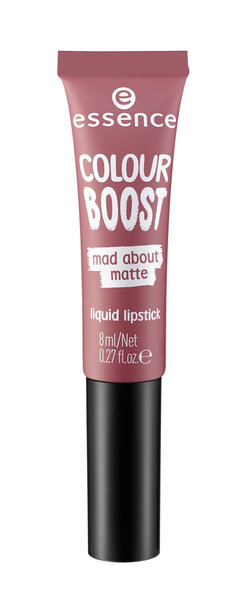 Lūpų dažai Essence Colour Boost Mad About Matte 8 ml, 05 dangerously yours kaina ir informacija | Lūpų dažai, blizgiai, balzamai, vazelinai | pigu.lt