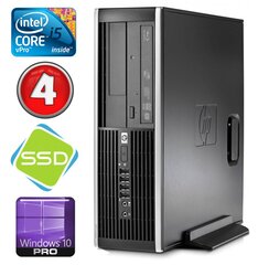 HP 8100 Elite SFF i5-650 4GB 120SSD DVD WIN10Pro [refurbished] цена и информация | Стационарные компьютеры | pigu.lt