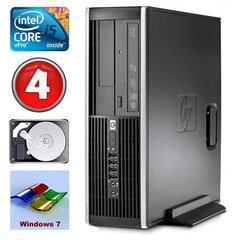 HP 8100 Elite SFF i5-650 4GB 250GB DVD WIN7Pro kaina ir informacija | Stacionarūs kompiuteriai | pigu.lt