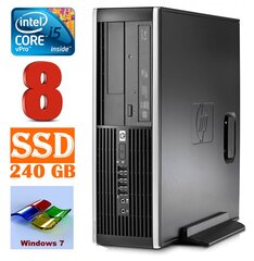 HP 8100 Elite SFF i5-650 8GB 240SSD DVD WIN7Pro kaina ir informacija | HP 8100 Elite SFF i5-650 8GB 240SSD DVD WIN7Pro | pigu.lt