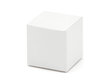 Dekoratyvinės dėžutės skanėstams, baltos, 5x5x5 cm, 1 dėž/50 pak (1 pak/10 vnt)