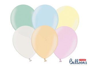 Stiprūs balionai 27 cm Pearly, įvairių spalvų, 100 vnt. kaina ir informacija | Balionai | pigu.lt