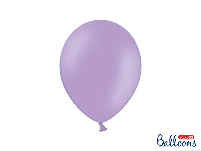 Stiprūs balionai 27 cm Pastel Lavender, mėlyni, 100 vnt.