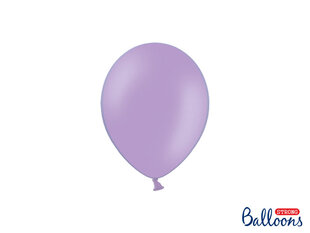 Stiprūs balionai 12 cm Pastel Lavender, violetiniai, 100 vnt. kaina ir informacija | Balionai | pigu.lt