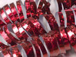 Holografinė dekoratyvinė juostelė, raudona, 3,8m (1 pak/ 18 vnt) kaina