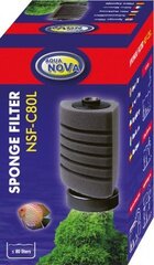 AQUA NOVA kampinis kempininis filtras akvariumui 80l/h kaina ir informacija | Akvariumai ir jų įranga | pigu.lt