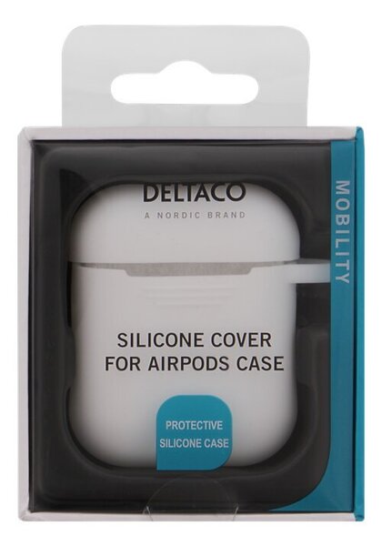 Silikoninis ausinių dėklas Deltaco AirPods Silicon Case kaina