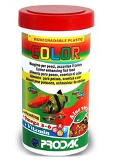 Prodac Color хлопья для более ярких цветов 250мл 50г цена и информация | Корм для рыб | pigu.lt