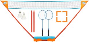 Badmintono rinkinys Get&Go Instant, mėlynas/oranžinis kaina ir informacija | Badmintonas | pigu.lt