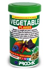 Prodac Vegetable Flakes хлопья для травоядных рыб 100мл 20г цена и информация | Корм для рыб | pigu.lt