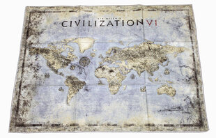 Sid Meier&#039;s Civilization VI - Cloth Map, 48cm x 36cm kaina ir informacija | Žaidėjų atributika | pigu.lt