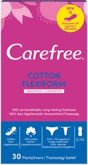 Carefree Flexiform įklotai, 30 vnt kaina ir informacija | Tamponai, higieniniai paketai, įklotai | pigu.lt