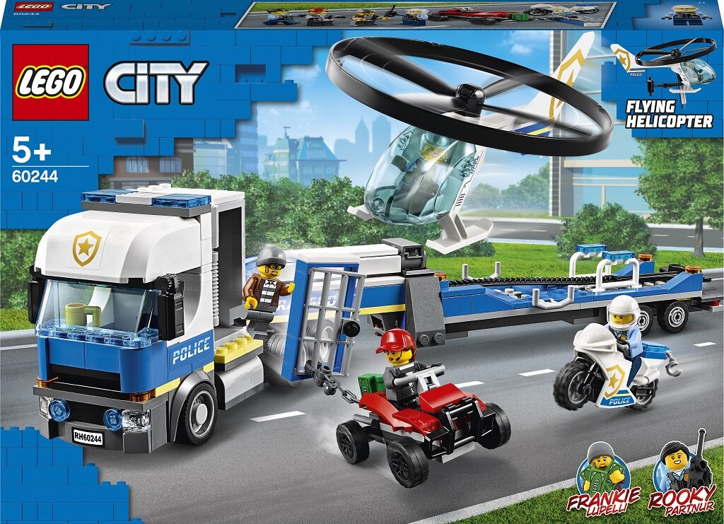 Horn Night spot Beak 60244 LEGO® City Policijos transporto sraigtasparnis kaina | pigu.lt