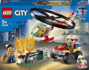 60248 LEGO® City Fire Ugniagesių sraigtasparnio iškvietimas kaina ir informacija | 60248 LEGO® City Fire Ugniagesių sraigtasparnio iškvietimas | pigu.lt
