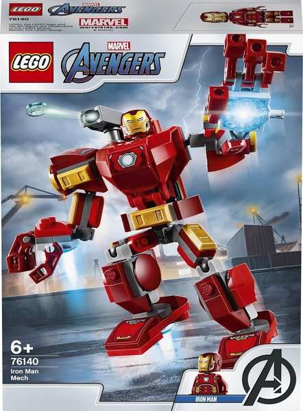 allowance Replenishment sit 76140 LEGO® Super Heroes Geležinio žmogaus robotas kaina | pigu.lt